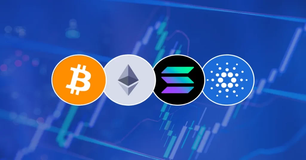 Bitcoin allaqachon 23 000 dollardan o'tib ketti, Ethereum esa 1600 dollardan, Cardano va Solana bir hafta ichida 15 foizga oshgan.